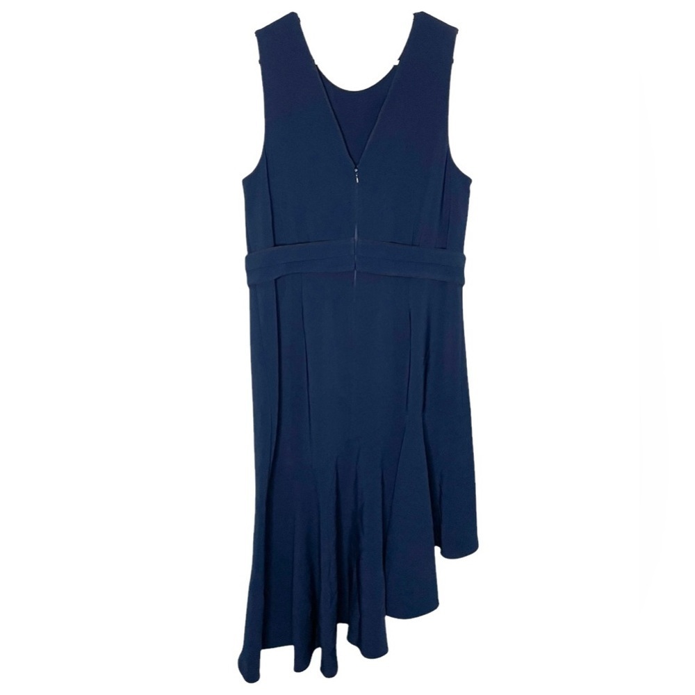 NWT Sachin and Babi Merle Navy Dress Women’s Size 14 Sleeveless Bow - Picture 5 of 14